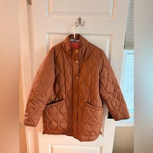 J. Crew Orange Signature Puffer